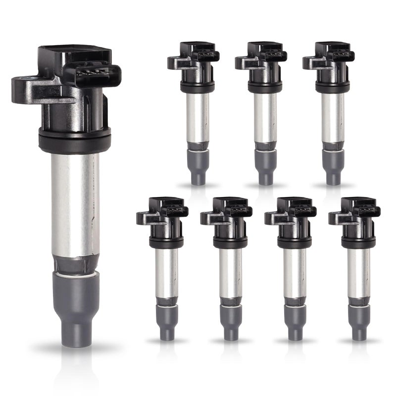 ENA Set of 8 UF564 Ignition Coil Pack Compatible with V8 4.4L 4.6L 2004 2005 2006 Buick Lucerne Cadillac DeVi1le Seville DTS SRX STS XLR 2004-2006 4.4 4.6 coil packs for 12594176 - Image 1
